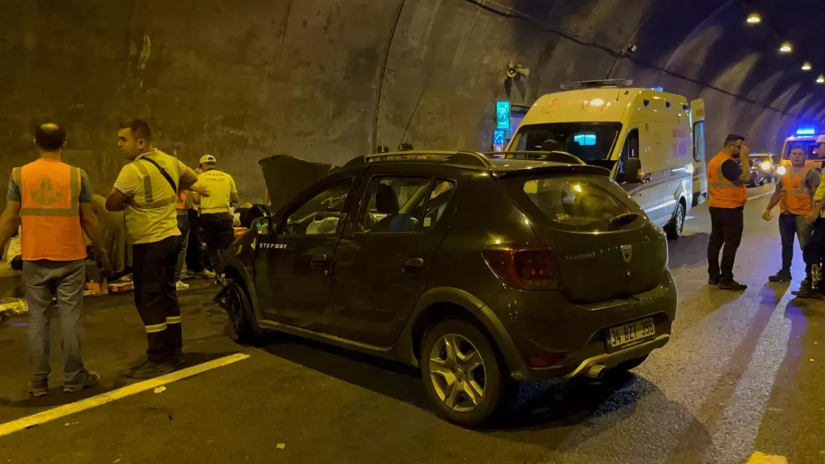 Bolu Dağı Tüneli’nde Kaza: 3 Yaralı