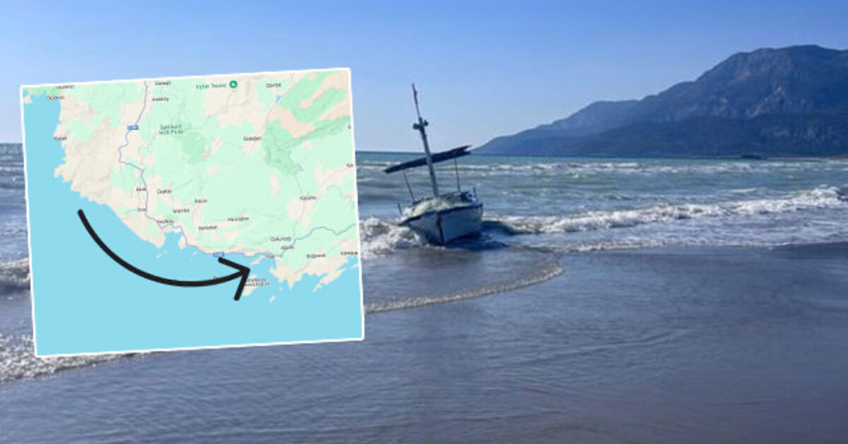 Muğla’da tekneden düştü Antalya’da bulundu! Tam 50 kilometre… Vahim olay!